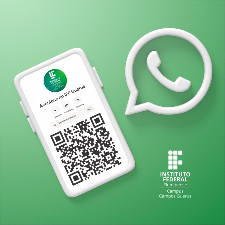IFF Guarus lança canal no WhatsApp para ampliar a comunicação com a comunidade acadêmica