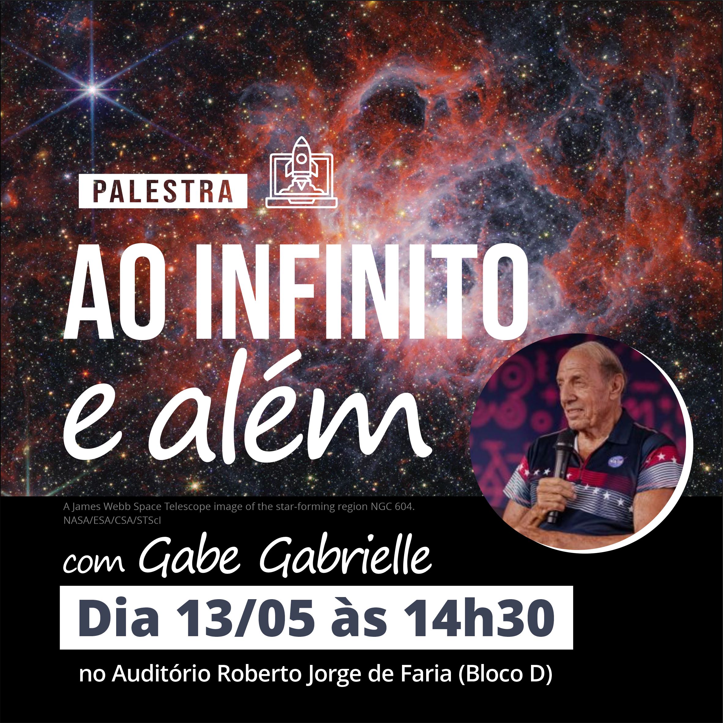 IFF Guarus recebe ex-engenheiro da Nasa para palestra sobre o programa espacial