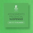 IFF Guarus suspende atendimento presencial nos dias 15 e 16 de janeiro