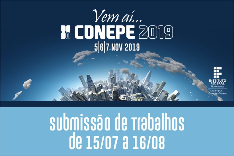 Inscrições abertas para o Conepe 2019