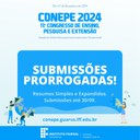 Inscrições prorrogadas para submissão de resumos acadêmicos no XI Conepe