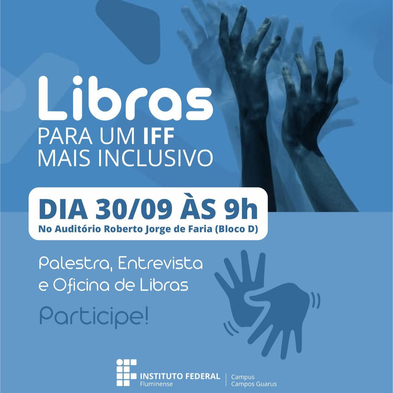 Napne promove evento Libras para um IFF mais inclusivo no campus Guarus