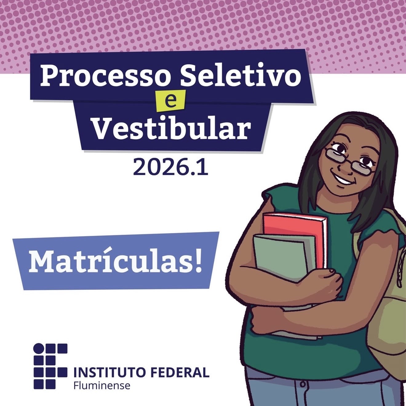 Período de matrícula para aprovados no IFF Guarus começa nesta terça-feira, dia 5