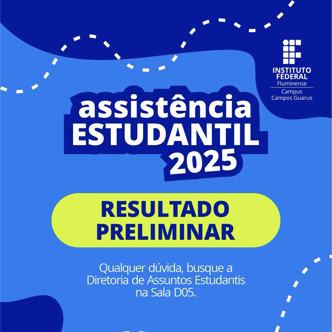 Resultado preliminar do Edital de Assistência Estudantil do IFF Guarus é divulgado