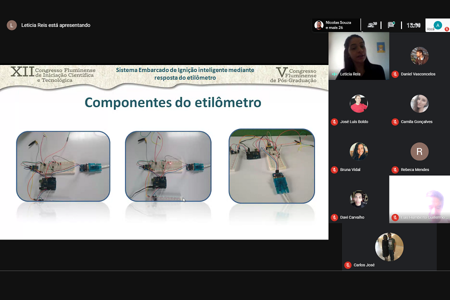 Apresentação de trabalhos no Confict