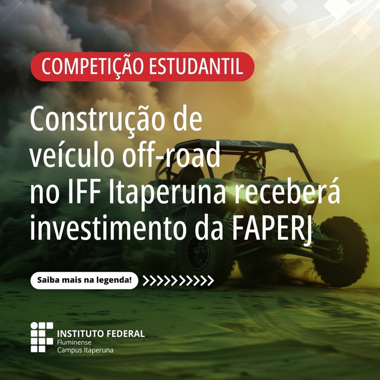 Projeto do IFF Itaperuna aprovado pela Faperj