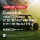 Projeto do IFF Itaperuna aprovado pela Faperj