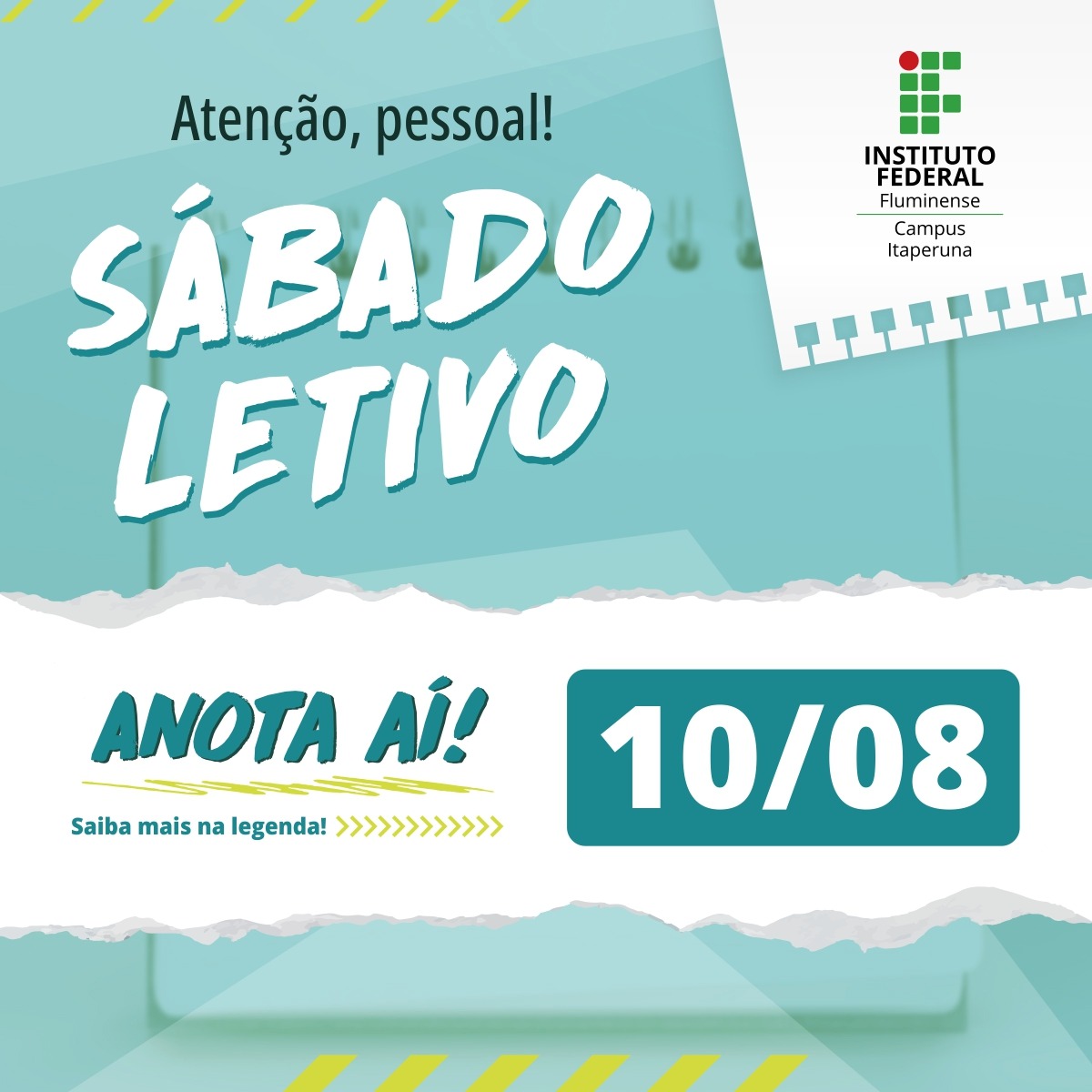 Sábado letivo no IFF Itaperuna