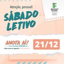 Sábado letivo de 21/12