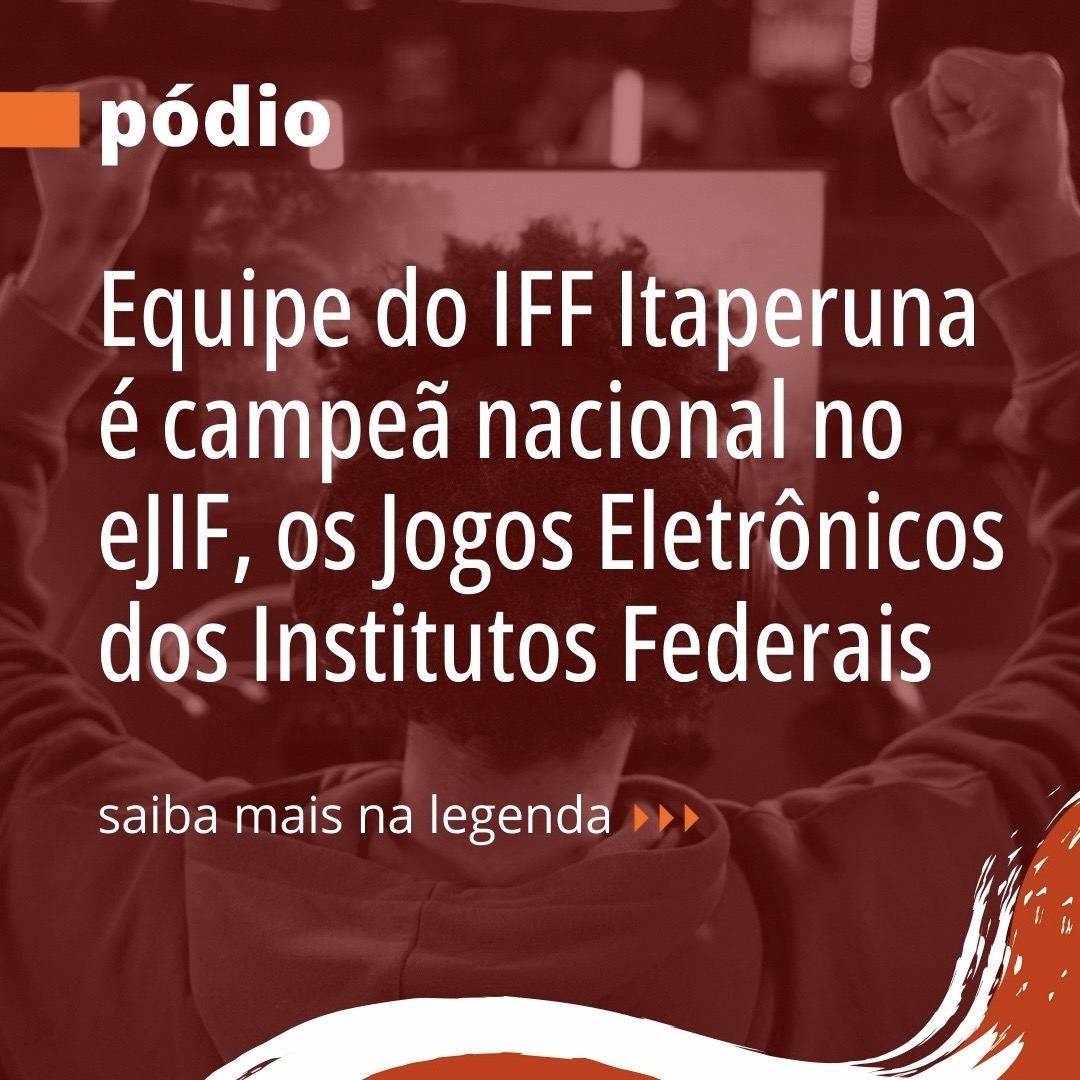 IFF Itaperuna campeão no eJIF