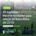 Bolsa-Atleta no IFF Itaperuna