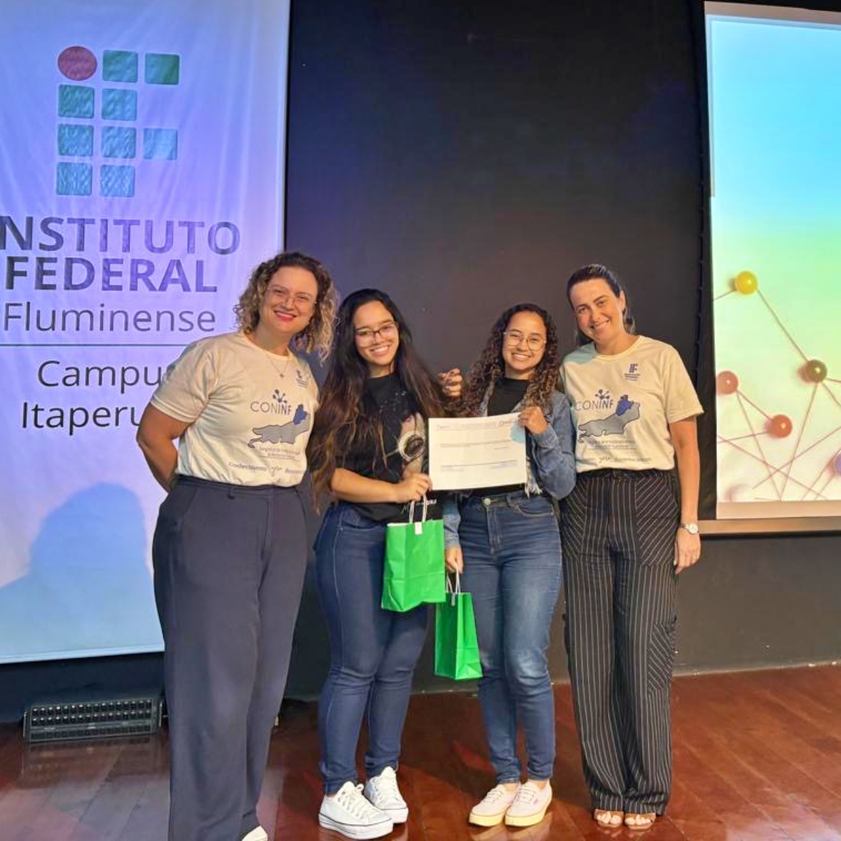 Premiações do Coninf no IFF Itaperuna