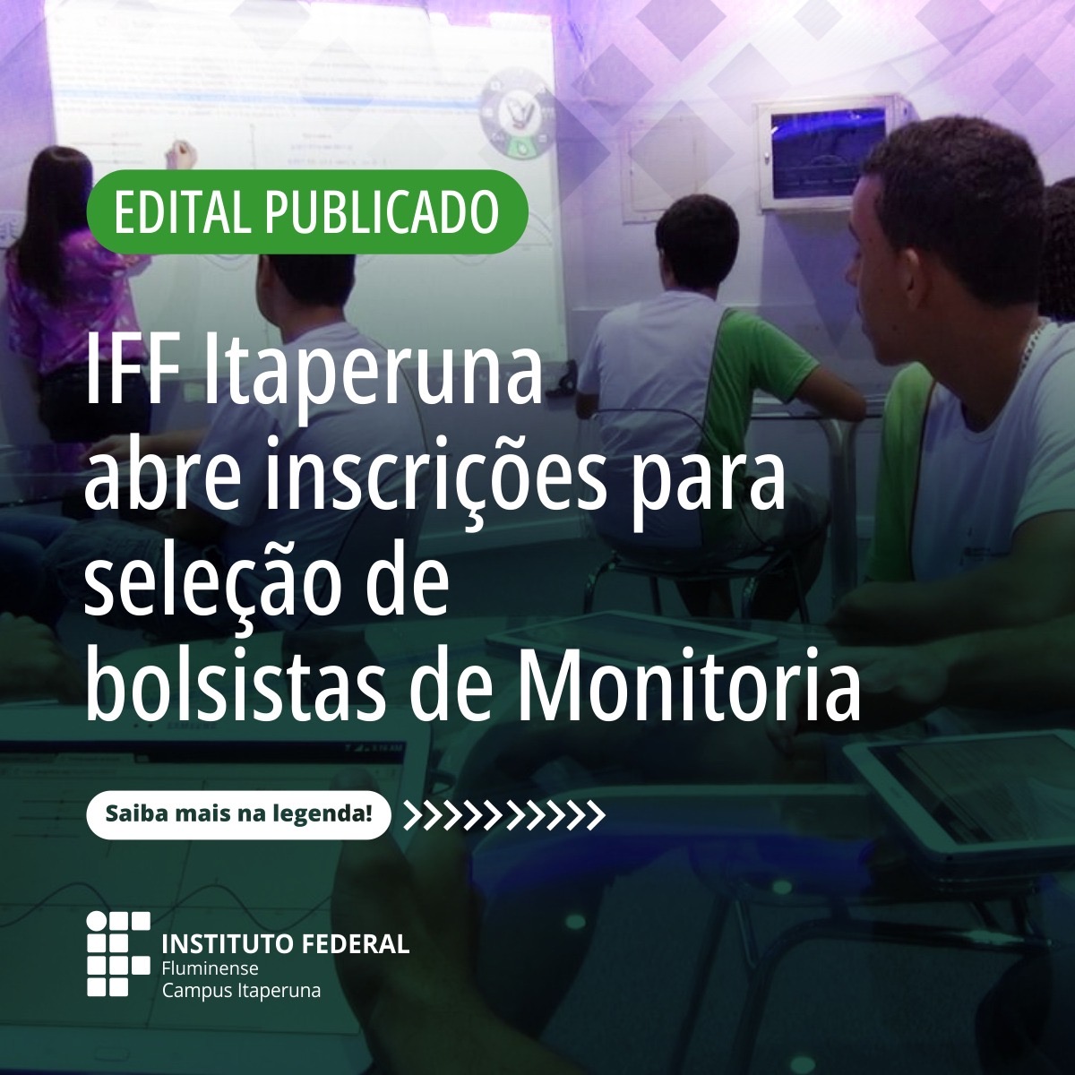 Monitoria no IFF Itaperuna