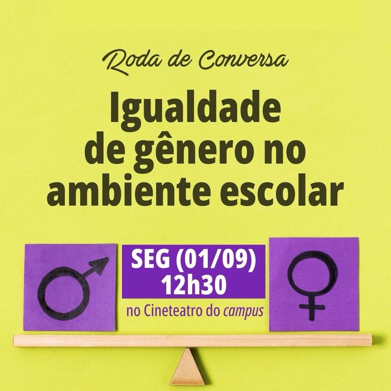 Roda de conversa no IFF Itaperuna