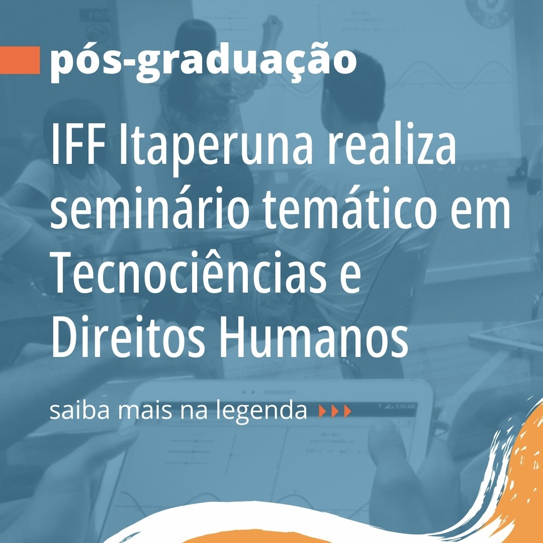 Seminário no IFF Itaperuna