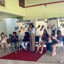 Exposição de livros no IFF Itaperuna