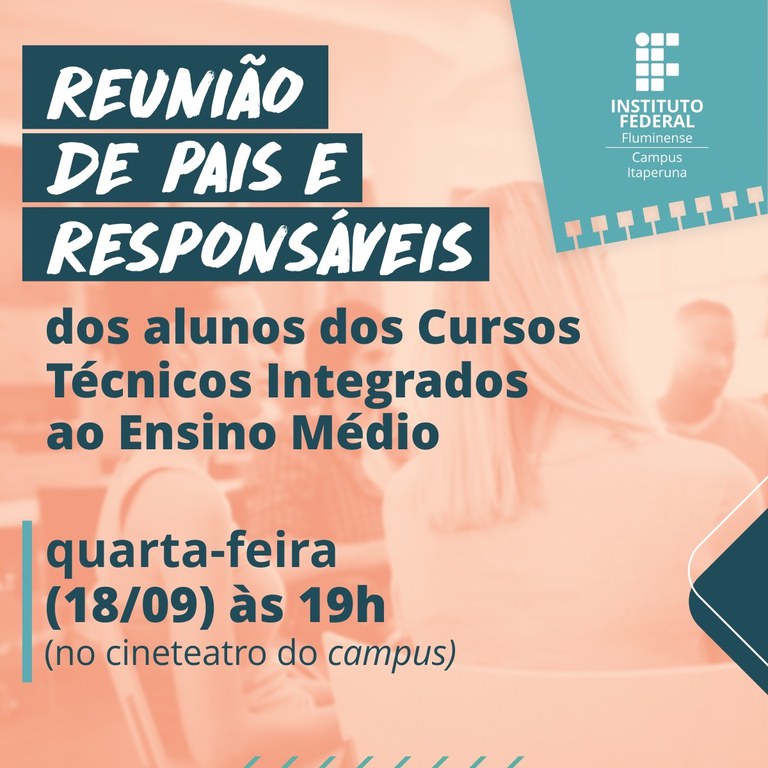 Reunião de pais no IFF Itaperuna