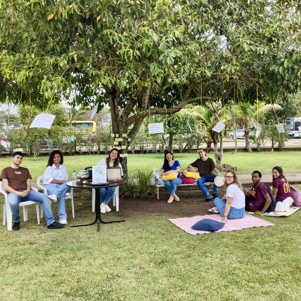 Arvore sensorial na Semana Acadêmica do IFF Itaperuna