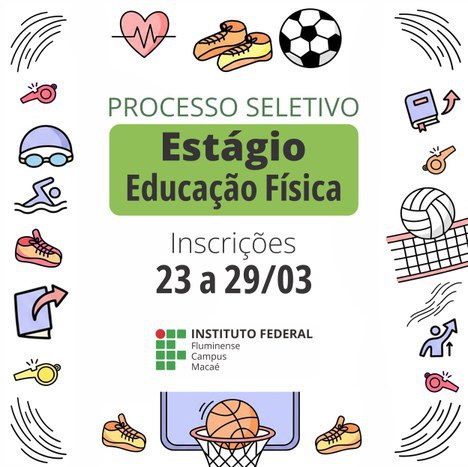 Estágio em Educação Física no Campus Macaé