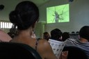 Apresentação do vídeo sobre o mosquito Aedes Aegypti. (Tiago Quintes)