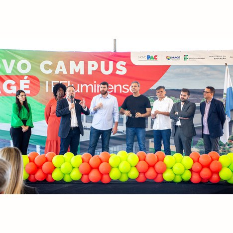 Evento marca início da construção do novo Campus Magé