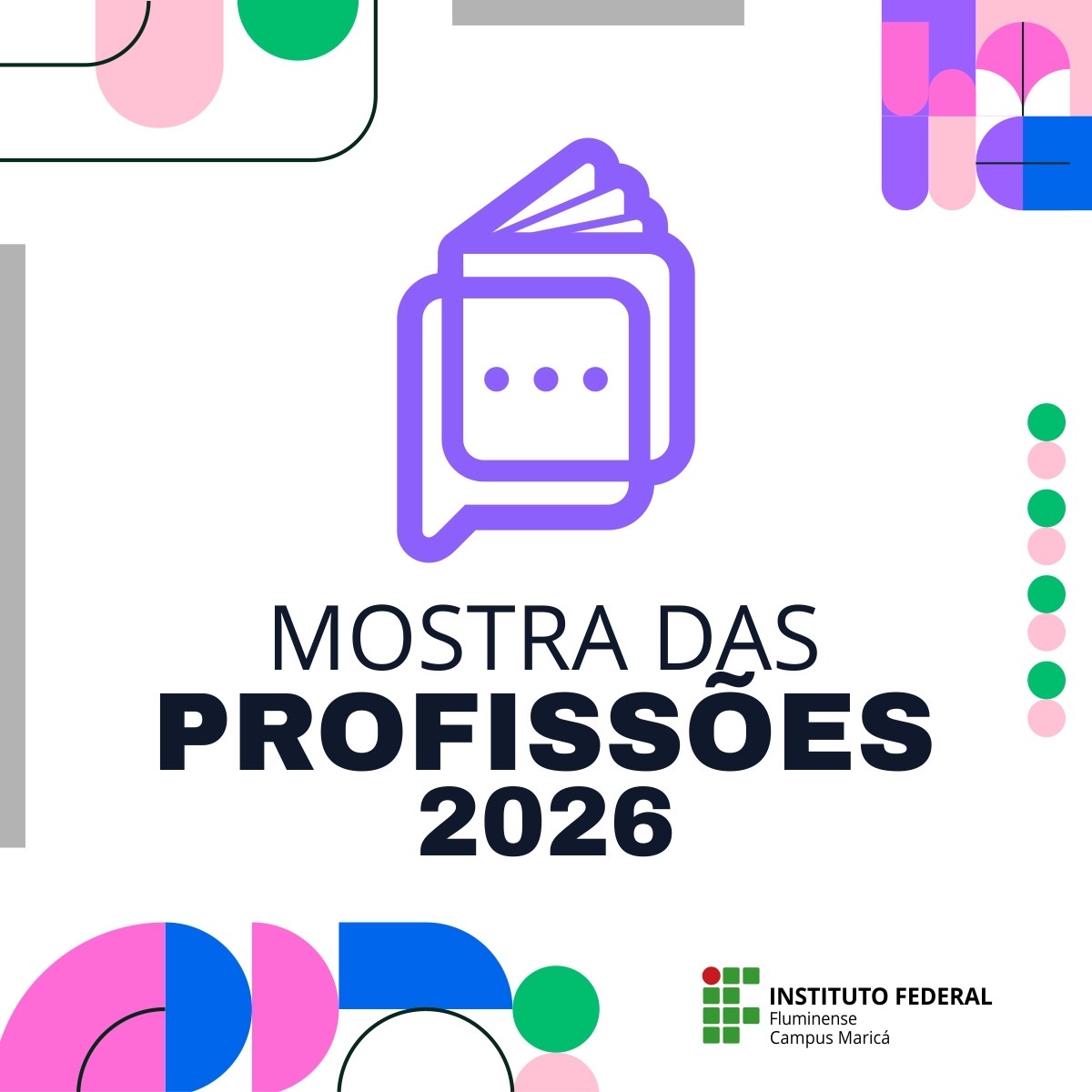 Mostra das profissões 2026 do IFF Maricá