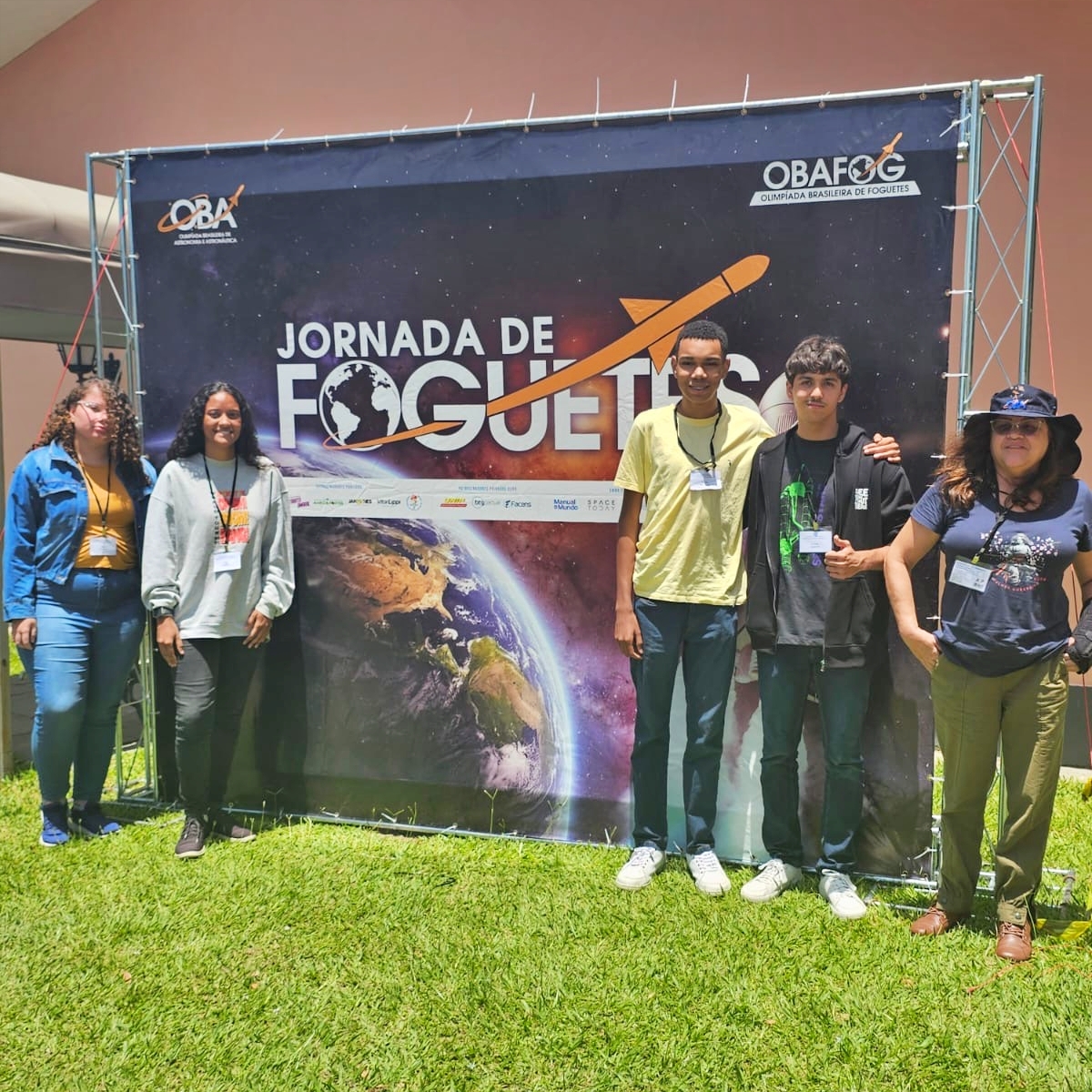 Alunos do IFF Maricá na Jornada de Foguetes