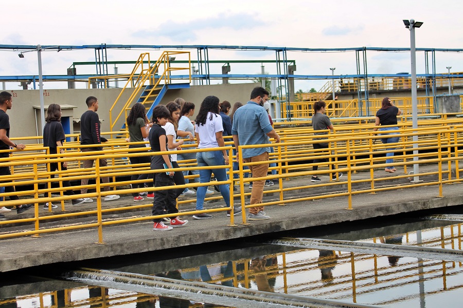 Visita técnica do IFF Maricá na Cedae