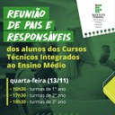 Reunião de pais no IFF Maricá