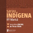 Sarau Indígena  no IFF Maricá