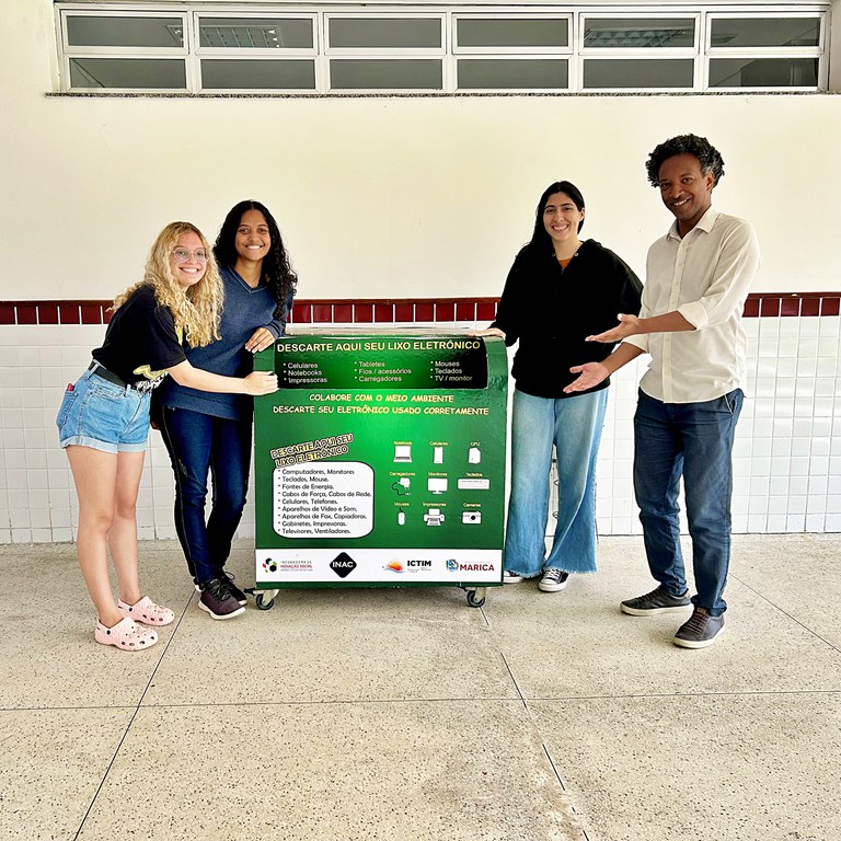 Projeto de descarte de lixo eletrônico no IFF Maricá