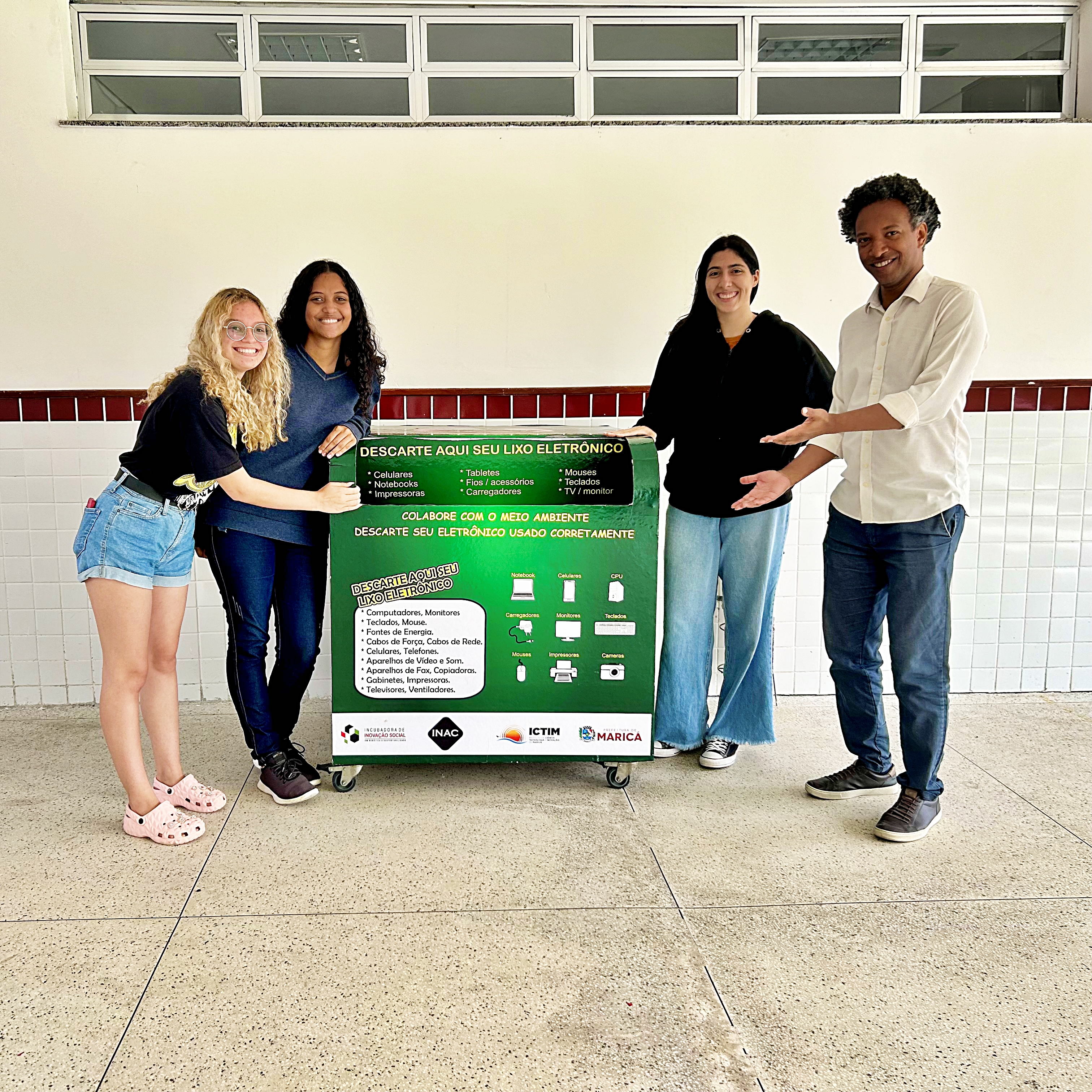 Projeto de descarte de lixo eletrônico no IFF Maricá