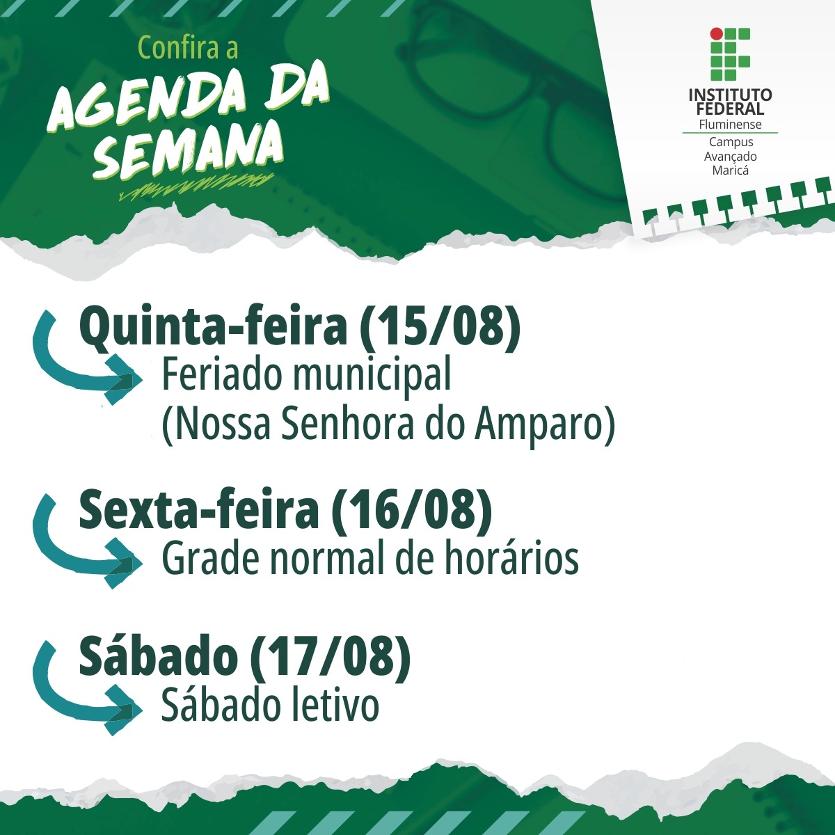 Agenda do IFF Maricá