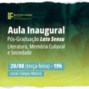 Aula inaugural no IFF Maricá