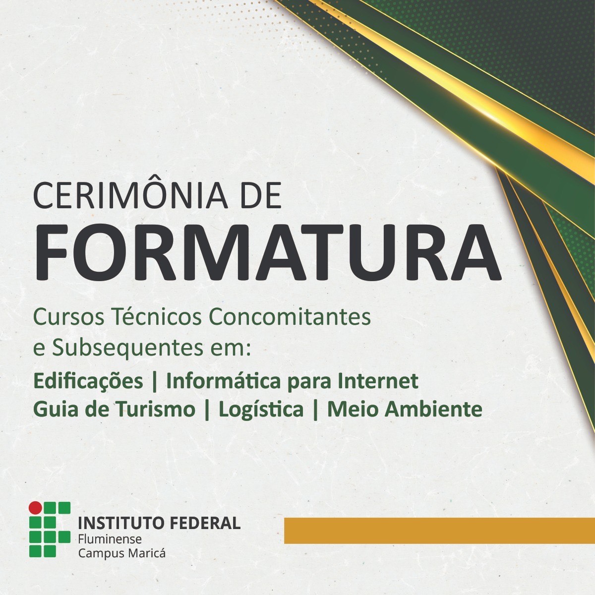 Formatura no IFF Maricá