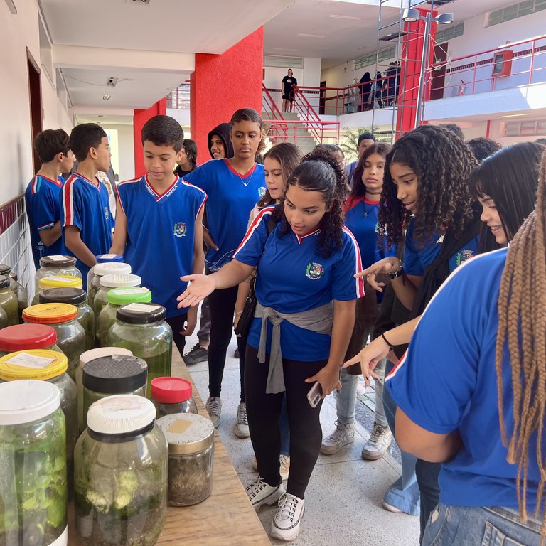 Visita guiada no IFF Maricá