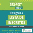 Lista de inscritos no IFF Maricá