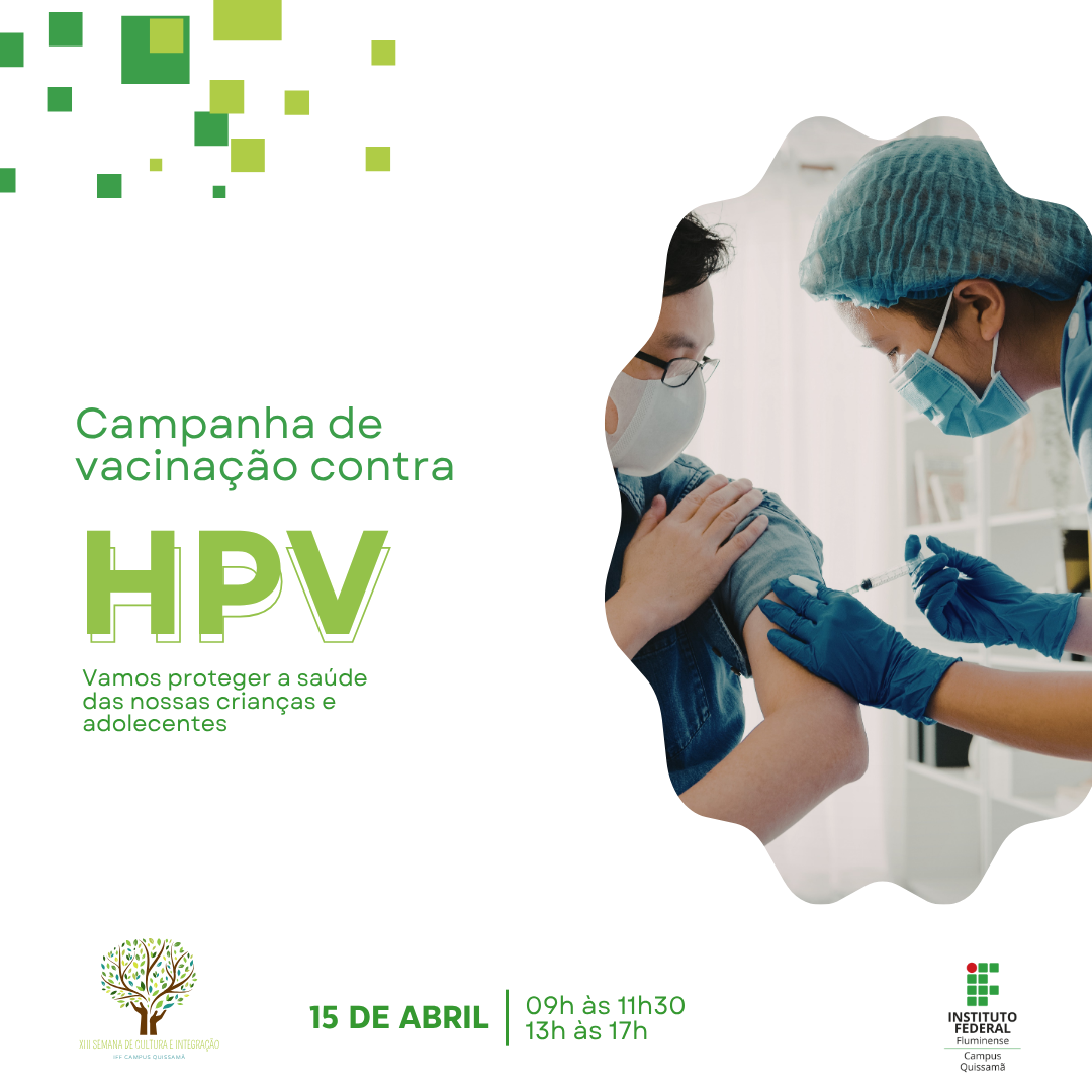 Campanha de vacinação contra o HPV