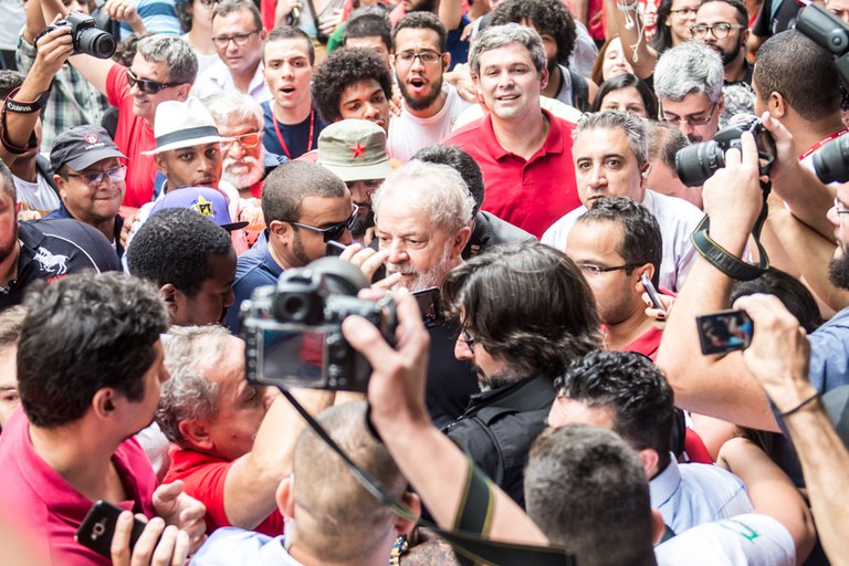 Ex-presidente Lula visita o Instituto Federal Fluminense
