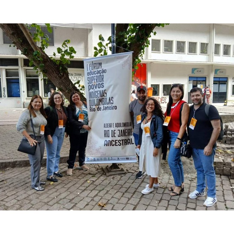 Servidores do IFF no I Fórum de Educação Superior para Povos Indígenas e Quilombolas do Estado do Rio de Janeiro