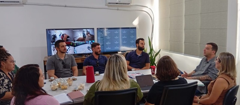 Reunião com a Secretaria de Educação de São João da Barra (Foto: Ascom SJB)