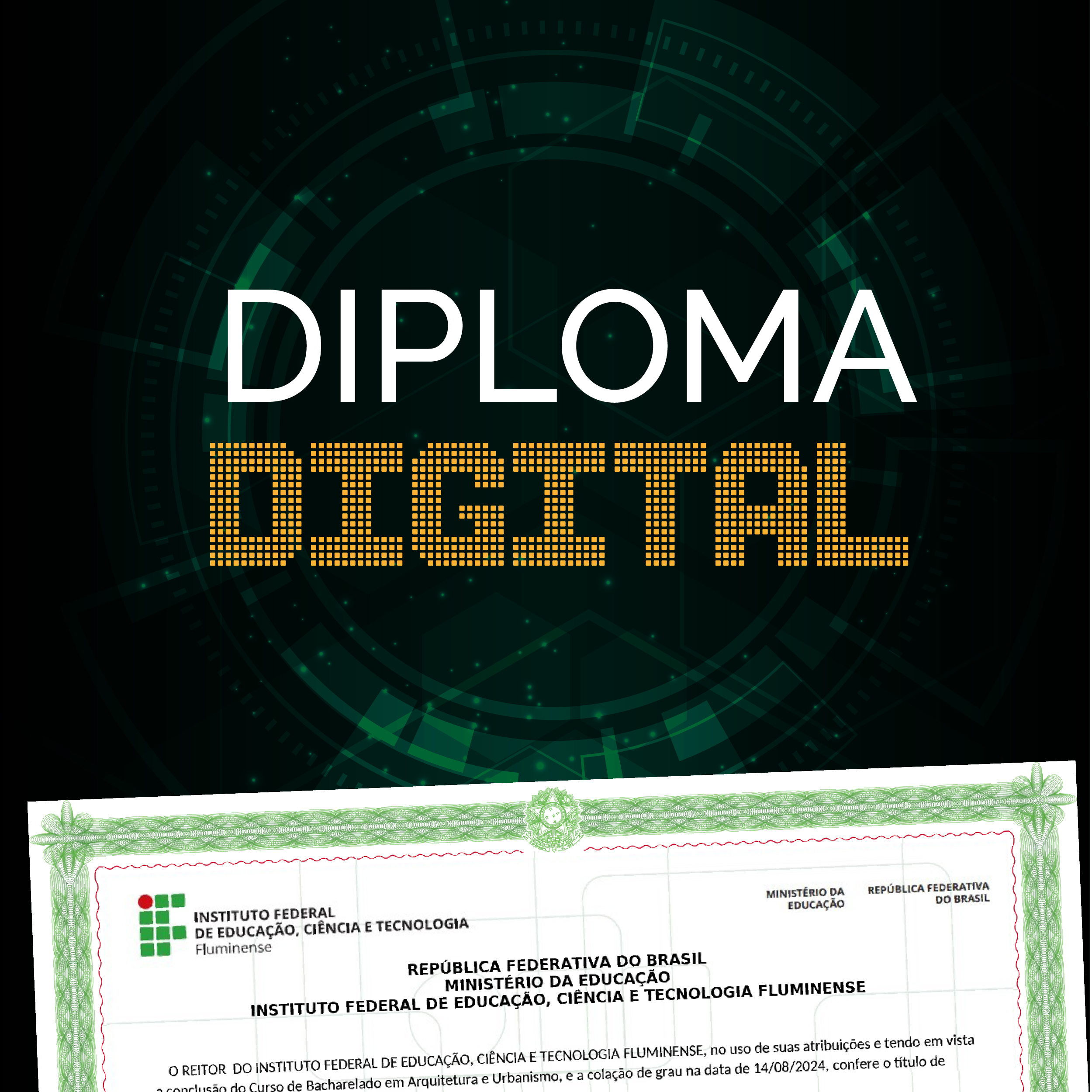 IFF passa a emitir Diploma Digital para Cursos de Graduação