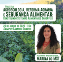 IFF recebe palestra sobre Agroecologia, Reforma Agrária e Segurança Alimentar