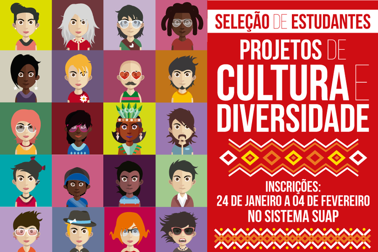 IFF seleciona estudantes bolsistas e voluntários para Projetos de Cultura e Diversidade