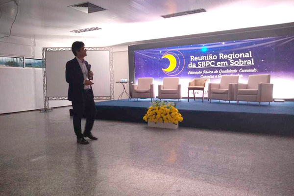 Reitor do IFF apresenta casos de sucesso da Rede Federal em evento da SBPC
