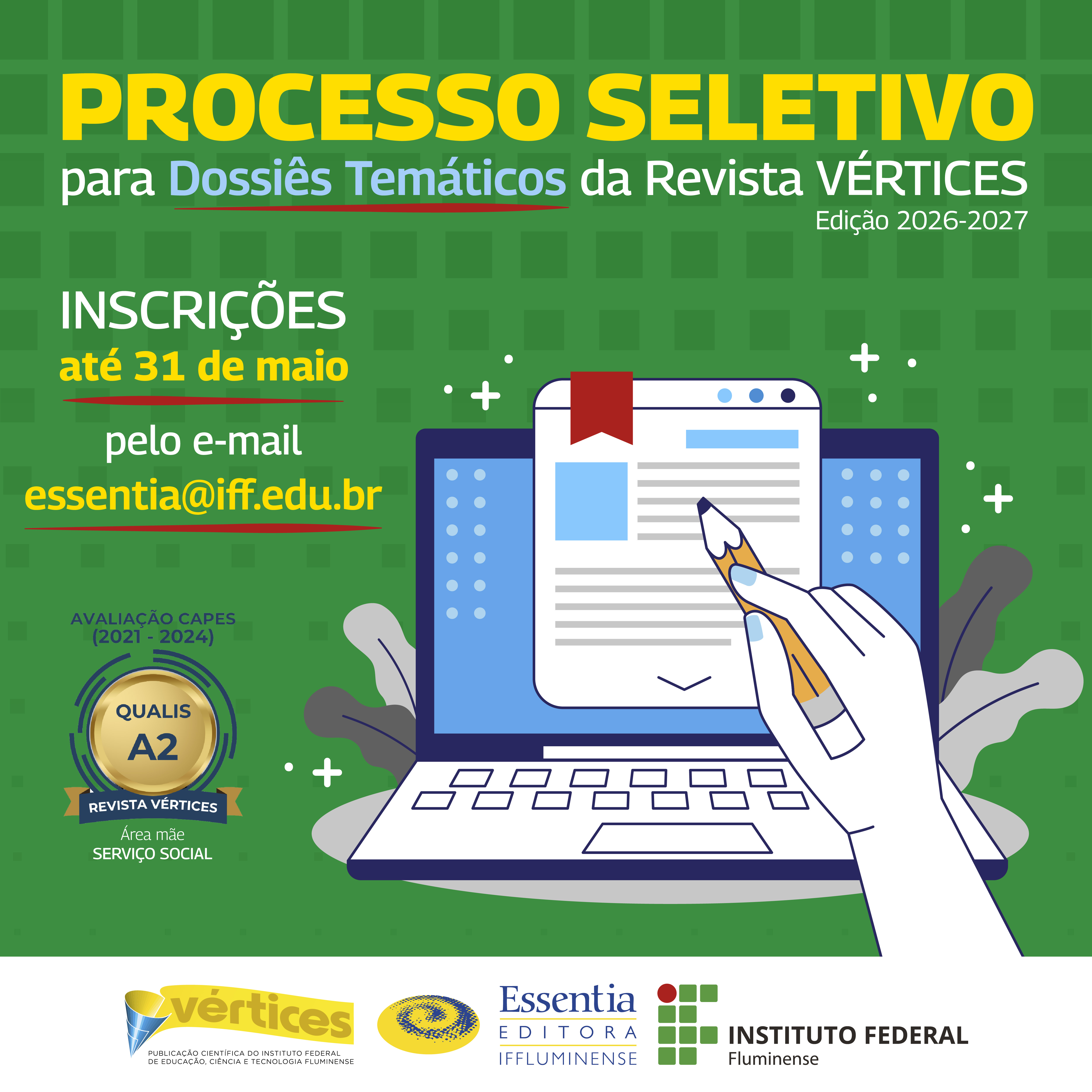 Revista Vértices recebe propostas de dossiês temáticos para publicação