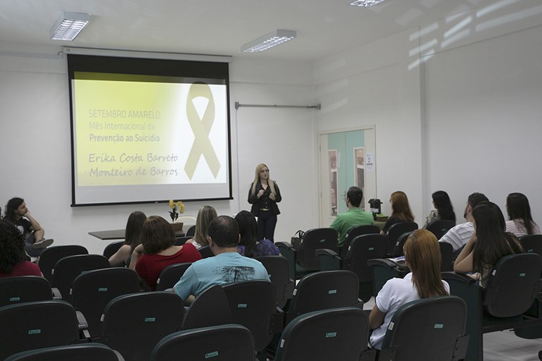 Servidores participam da Campanha Setembro Amarelo: Prevenção ao Suicídio