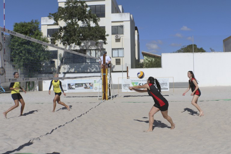 Vôlei de areia estreia nos Jogos dos Institutos Federais Sudeste 2017