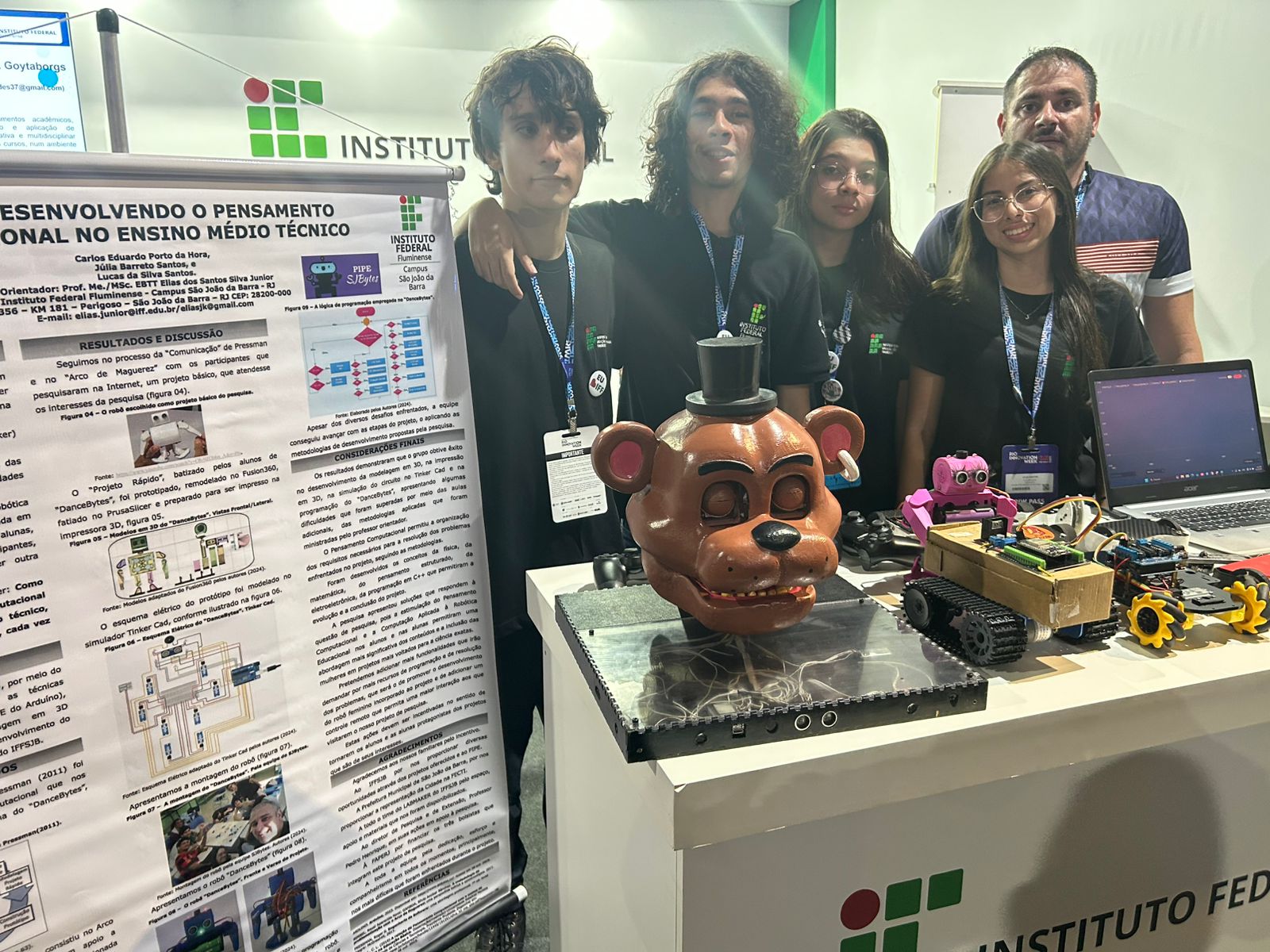 Equipe SJBytes apresenta projetos na Rio Innovation Week 2025