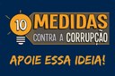 Banner campanha 10 medidas contra a corrupção